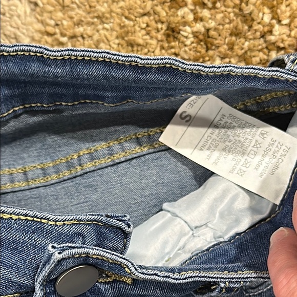 NWOT High Rise Wide-Leg Blue Jeans Women's Size Small Unbranded - Picture 4 of 9